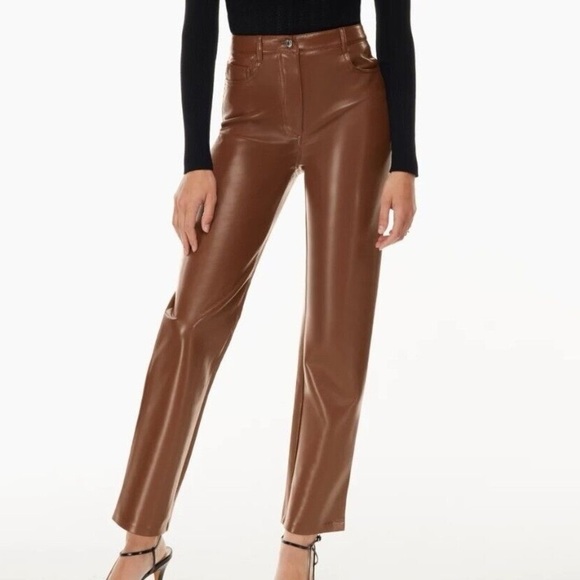 Aritzia Pants - Aritzia Wilfred The Melina Pant Caramelized Walnut Size 0 Short